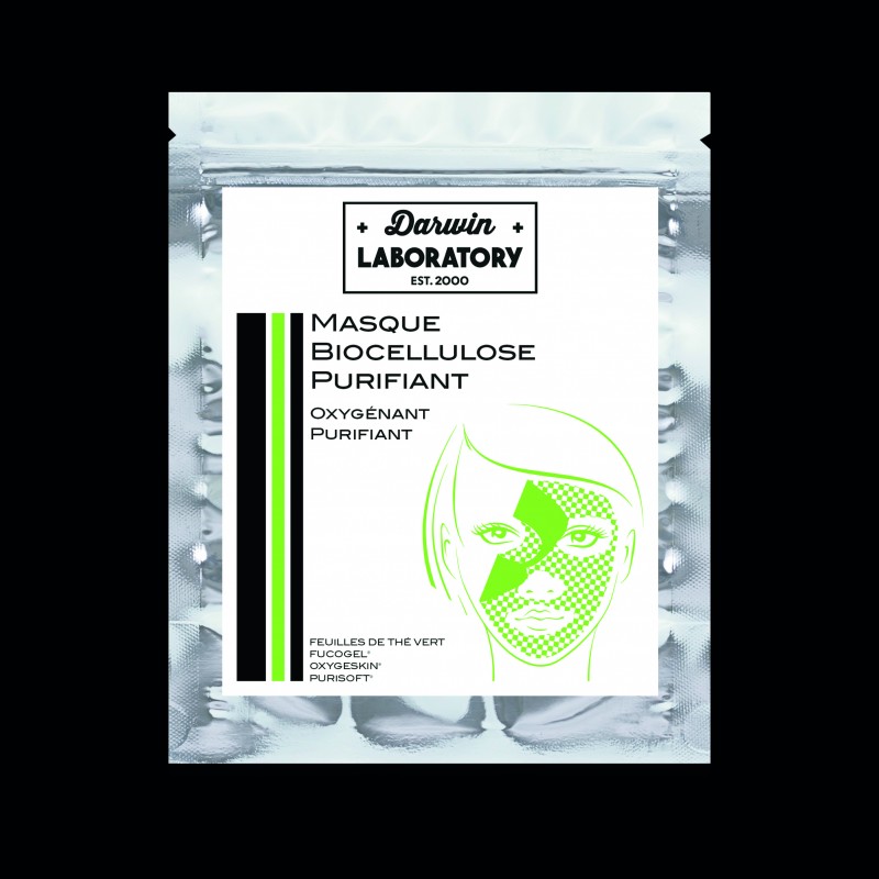 Darwin Laboratory Masque Cellulose Purifiant 8 ml Usage unique