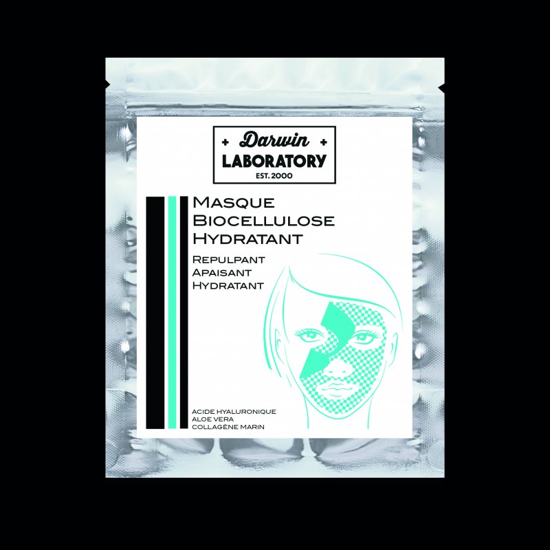 Darwin Laboratory Masque Cellulose Hydratant 8 ml Usage unique