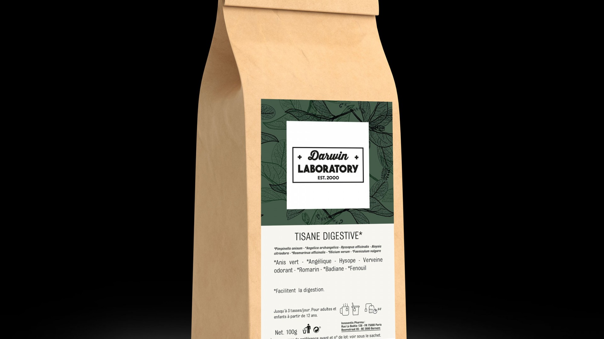 Darwin Laboratory Tisane Bio Digestion 100 g
