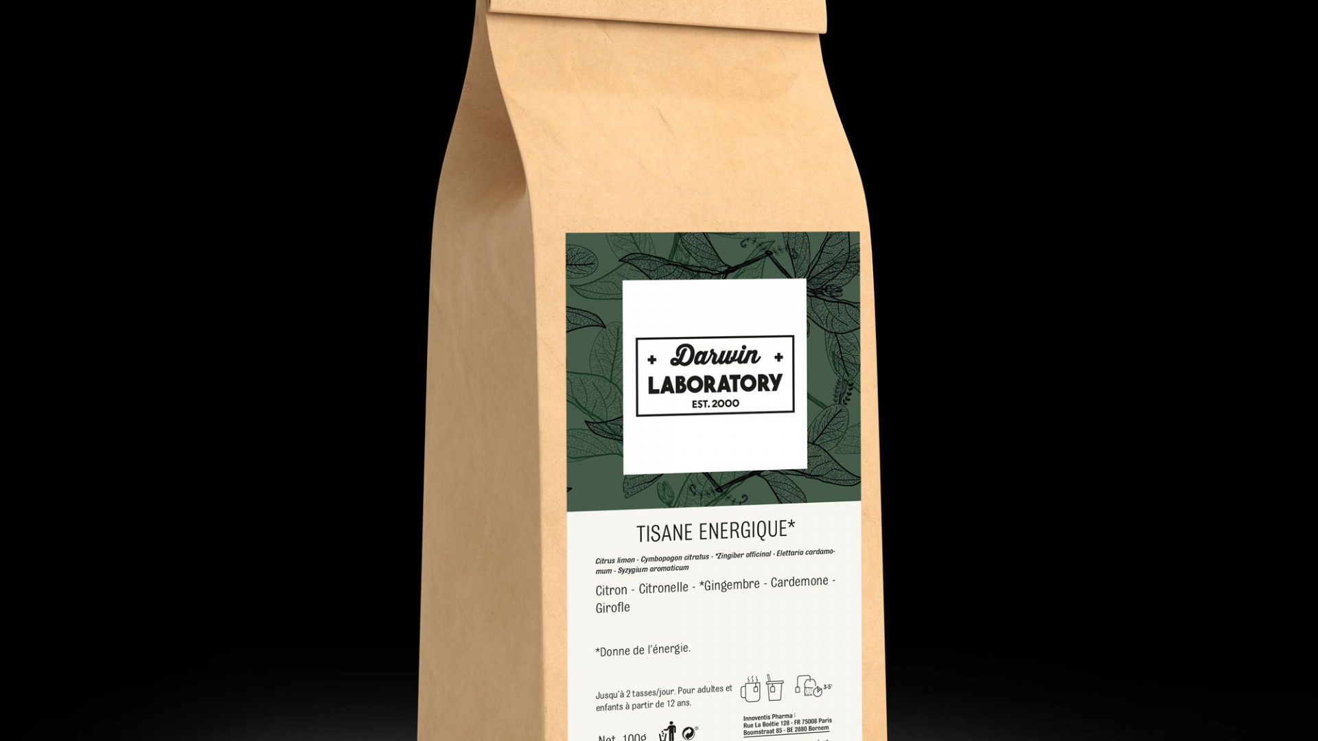 Darwin Laboratory Tisane Bio Energie 100 g
