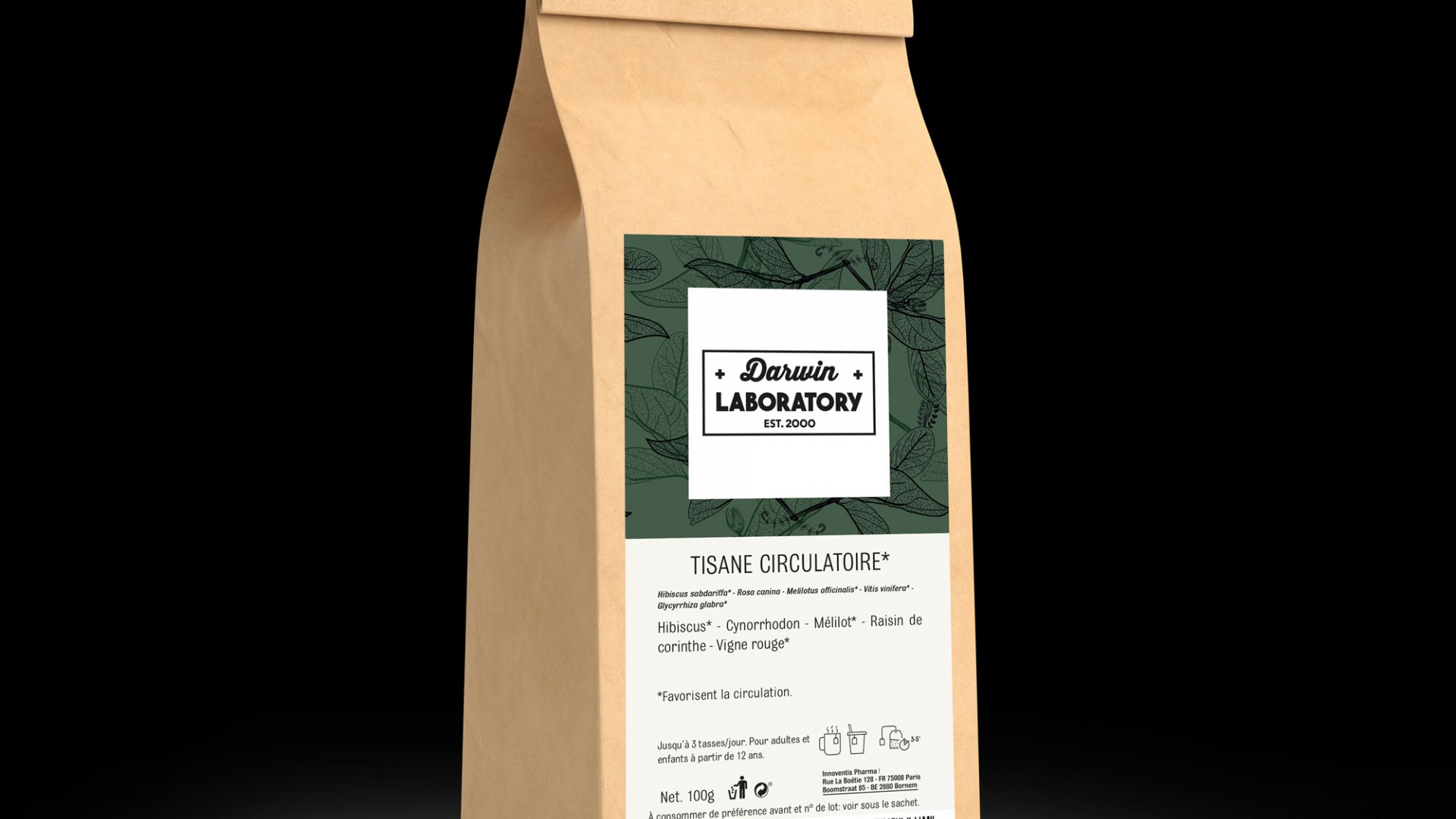 Darwin Laboratory Tisane Bio Circulation 100 g