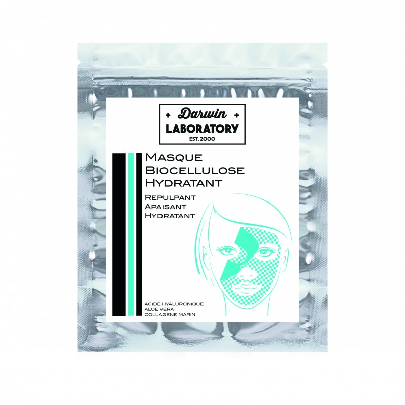 Darwin Laboratory Masque Cellulose Hydratant 8 ml Usage unique